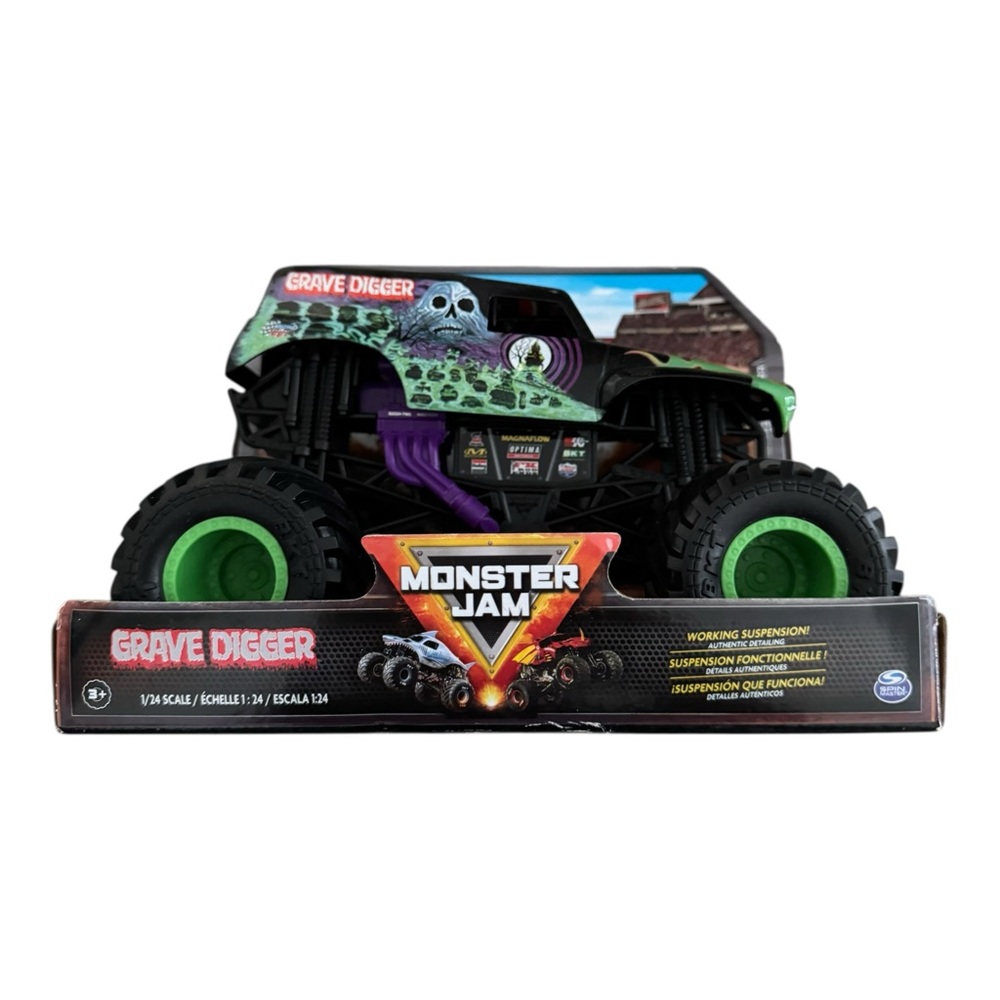 Monster Jam Grave Digger‎ 1:24 Scale Diecast Truck Spin Master New